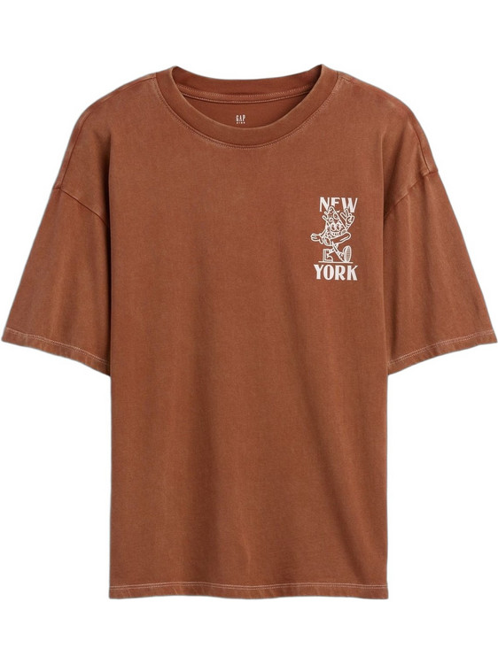 Gap Παιδικό T-Shirt Κοντομάνικο Καφέ 890752000