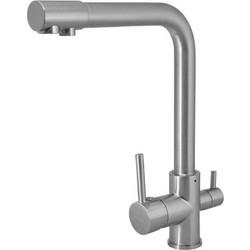 Bruno M54510-207 Μπαταρία Κουζίνας Πάγκου Τριπλής Παροχής Ανάμεικτη Inox