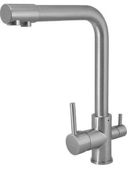 Bruno M54510-207 Μπαταρία Κουζίνας Πάγκου Τριπλής Παροχής Ανάμεικτη Inox
