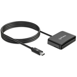 Manhattan 102742 Card Reader USB-C 2.0 για microSD / Smart Card
