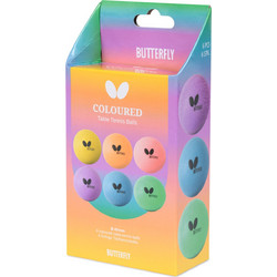 Butterfly Μπαλάκια Coloured 6τμχ
