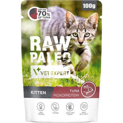 VetExpert Raw Paleo Kitten Grain Free with Tuna 100gr