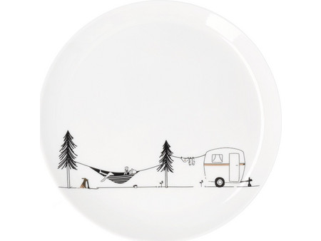 Raeder Camping Πιάτο Ρηχό Πορσελάνης 15cm RD0018678