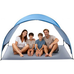 Vevor Τέντα Παραλίας 4 Ατόμων Μπλε 267x120x100cm JCXHTZPLCPX4KO4QM001V0
