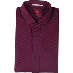 Scotch & Soda Ανδρικό Πουκάμισο Βαμβακερό Μακρυμάνικο Κανονική Γραμμή Μπορντό 150409-20021