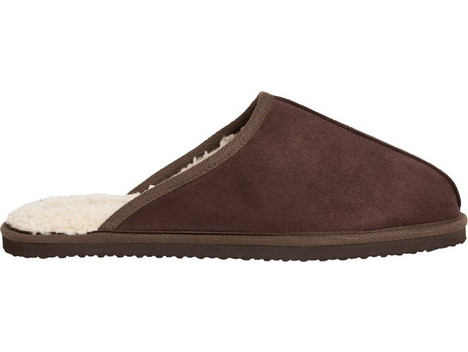 Jack & Jones Dudely Microfiber Χειμερινές Ανδρικές Παντόφλες με Γούνα Καφέ 12187558
