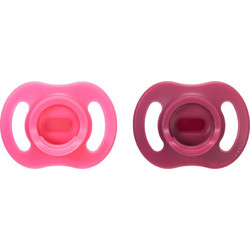 Tommee Tippee Ultra Light StayPut Ορθοδοντικές Πιπίλες Σιλικόνης 6-18m Μωβ Φούξια 2τμχ