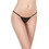 Milena By Paris Γυναικείο Sexy String Μαύρο 6669