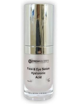 Fresh Secrets Αντιγηραντικό Ενυδατικό Serum Προσώπου & Ματιών με Υαλουρονικό & Γάλα Γαϊδούρας 15ml
