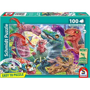 Παιδικό Puzzle Schmidt Kinkade Small Dinosaurs Big Adventures 100 Κομμάτια