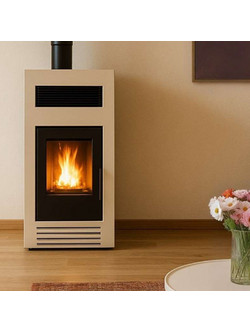 Mytherm Angela TA 14 Pro Beige Σόμπα Pellet 14kW