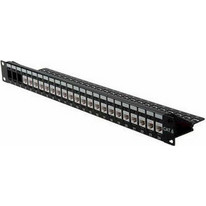Roline 26.11.0357-5 Ethernet Patch Panel Keystone Rack 1U 19" 24 Θυρών Cat.5/Cat.6 Unshielded