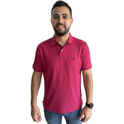 Nautica Ανδρική Μπλούζα Polo Κοντομάνικη Φούξια N1CR0110-804