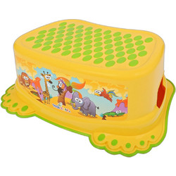 Tega Baby Safari Βοηθητικό Σκαλοπάτι Μπάνιου Πλαστικό Αντιολισθητικό Κίτρινο 51489