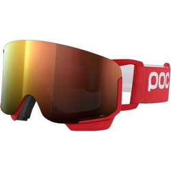 Poc Nexal Mid Μάσκα Σκι & Snowboard Ενηλίκων Κόκκινη με Φακό Καθρέπτη Χρυσό
