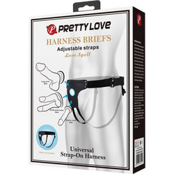 Pretty Love Spell Universal Εσώρουχο Strap On Μαύρο