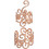 Emmanuela handcrafted for you Γυναικεία Δαχτυλίδια από Ασήμι 925 Ροζ Χρυσό Επιχρυσωμένα 2102