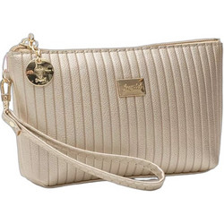 Fragola PC014LN Γυναικείο Νεσεσέρ με Θήκες 21x4x12cm Χρυσό