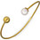 Emmanuela handcrafted for you Γυναικείο Βραχιόλι Βέργα από Ασήμι 925 Xρυσό 3044