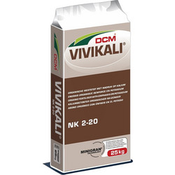 DCM Vivikali Κοκκώδες Λίπασμα Βραδείας Αποδέσμευσης 2-0-20 25kg