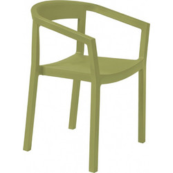Resol Peach Πολυθρόνα Κήπου Πολυπροπυλενίου Πράσινη 4τμχ 773-28086