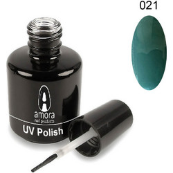 Amora 021 Abstract Aqua Ημιμόνιμο Βερνίκι Νυχιών 10ml