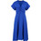Conquista Midi Καλοκαιρινό Βραδινό Φόρεμα Royal Blue C221-003-12