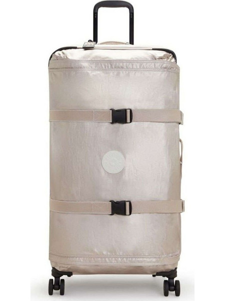 Kipling Spontaneous I7899-48I Βαλίτσα Μεγάλη 78x41x28cm με 4 Ρόδες Ασημί