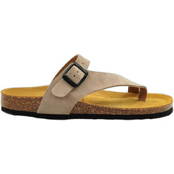 Plakton Γυναικεία Σανδάλια Suede Ανατομικά Μπεζ 185446