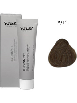 Yunsey Ilusionyst 5.11 Ανοιχτό Καστανό Μπλε Σαντρέ Μόνιμη Βαφή Μαλλιών 60ml