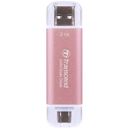 Transcend ESD310 2TB USB Stick 3.2 Gen 2 με USB-A & USB-C Ροζ