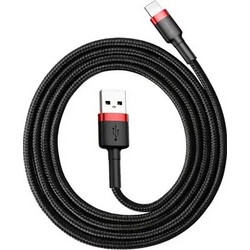 Baseus Braided USB-A to Lightning Cable 0.5m Black 6953153274945