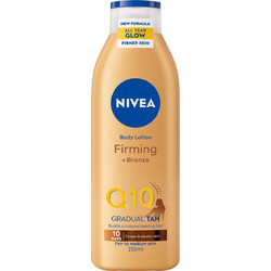 Nivea Q10 Firming + Bronze Self Tan Γαλάκτωμα Σώματος 250ml