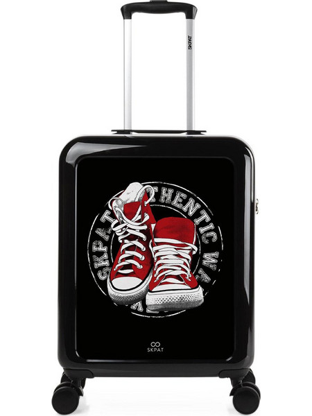 Skpat Walk 133650-012 Βαλίτσα Καμπίνας 55x40x18cm με 4 Ρόδες Μαύρη