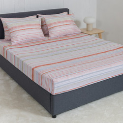 Naf Naf Σετ Σεντόνια Υπέρδιπλα Βαμβακερά 240x270 Summit 151 Vinson Red