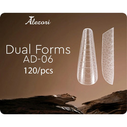 Alezori AD-06 Dual Φόρμες Νυχιών 120τμχ
