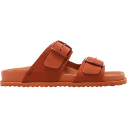 Geox Γυναικεία Σανδάλια Suede Καφέ D558RA 00022 C6014