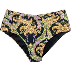 Solano Bikini Slip Μαύρο Πολύχρωμο 3470