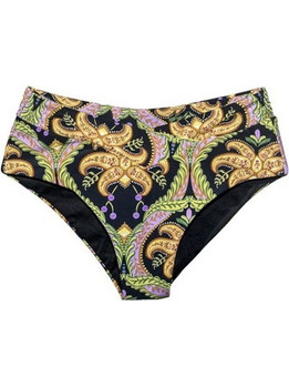 Solano Bikini Slip Μαύρο Πολύχρωμο 3470