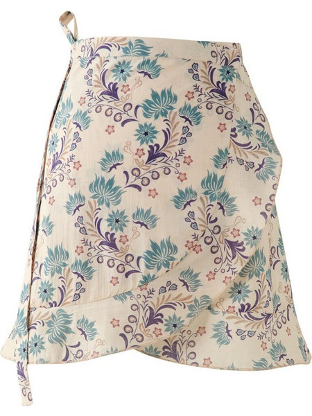 Kentia Skirt 252 Παρεό Κοντό Εκρού 78053