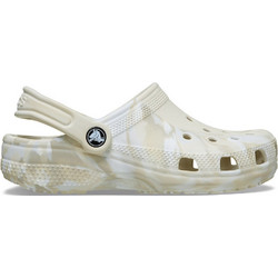 Crocs Classic Marbled Clog Παιδικά Παπούτσια Θαλάσσης για Κορίτσι Ανατομικά Μπεζ 207464-2MT