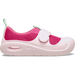 Crocs Toddler Παιδικά Παπούτσια Θαλάσσης για Κορίτσι Ανατομικά Φούξια Ροζ 210620-6ZQ