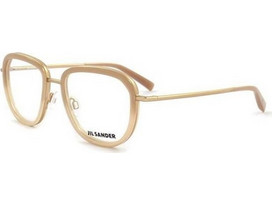 Jil Sander J2009 2009-B Γυναικείος Σκελετός Γυαλιών Οράσεως Μεταλλικός Χρυσός