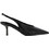 Corina Γόβες Slingback Δερμάτινες με Τακούνι Στιλέτο Μαύρες M6241