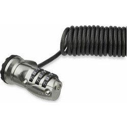 StarTech LTLOCK3DCOIL Κλειδαριά Laptop Kensington Standard με Συνδυασμό 1.83m