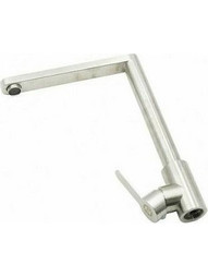 Silver TY-ZX-7 Μπαταρία Κουζίνας Πάγκου Διπλής Παροχής Ανάμεικτη Inox