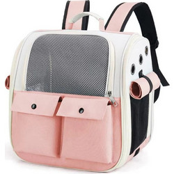 Madpet City Σακίδιο Πλάτης Μεταφοράς Γάτας Ροζ 39x39x25cm