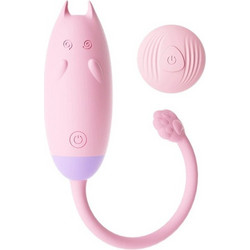 Kinksters Meow Good Monent Sex Egg Δονητής Egg για Ζευγάρια με Τηλεχειριστήριο Ροζ