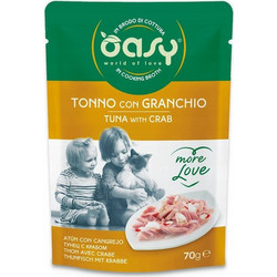 Oasy More Love Adult with Tuna & Crab 70gr