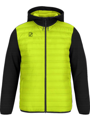 Givova Αθλητικό Ανδρικό Μπουφάν Χειμωνιάτικο Puffer Lime G027-1910
